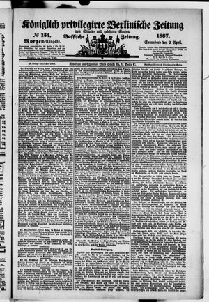 Königlich privilegirte Berlinische Zeitung von Staats- und gelehrten Sachen vom 02.04.1887