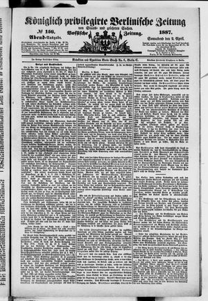 Königlich privilegirte Berlinische Zeitung von Staats- und gelehrten Sachen vom 02.04.1887