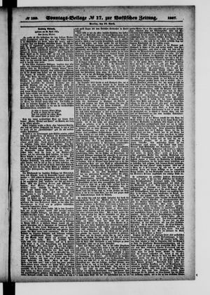 Königlich privilegirte Berlinische Zeitung von Staats- und gelehrten Sachen vom 24.04.1887