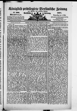 Königlich privilegirte Berlinische Zeitung von Staats- und gelehrten Sachen vom 05.05.1887