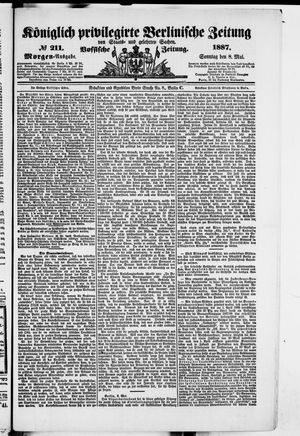 Königlich privilegirte Berlinische Zeitung von Staats- und gelehrten Sachen vom 08.05.1887