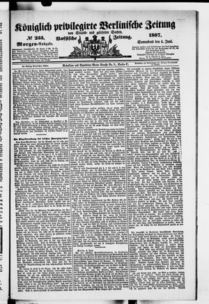 Königlich privilegirte Berlinische Zeitung von Staats- und gelehrten Sachen vom 04.06.1887
