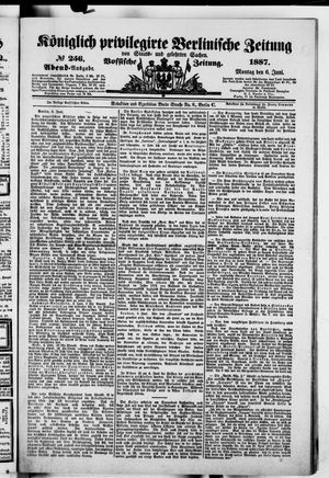 Königlich privilegirte Berlinische Zeitung von Staats- und gelehrten Sachen on Jun 6, 1887