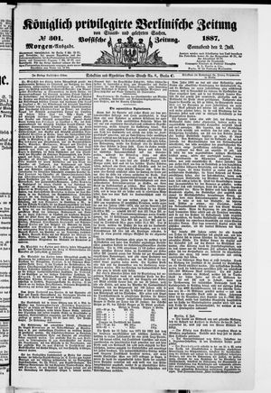 Königlich privilegirte Berlinische Zeitung von Staats- und gelehrten Sachen vom 02.07.1887