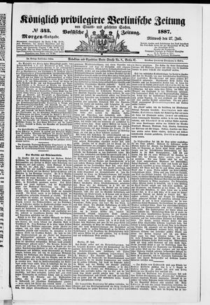 Königlich privilegirte Berlinische Zeitung von Staats- und gelehrten Sachen vom 27.07.1887