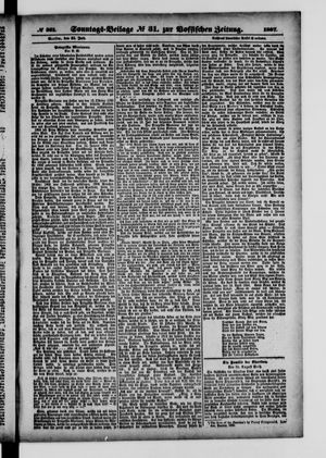 Königlich privilegirte Berlinische Zeitung von Staats- und gelehrten Sachen vom 31.07.1887