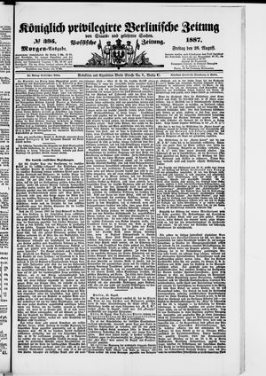 Königlich privilegirte Berlinische Zeitung von Staats- und gelehrten Sachen vom 26.08.1887