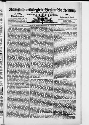 Königlich privilegirte Berlinische Zeitung von Staats- und gelehrten Sachen vom 26.08.1887