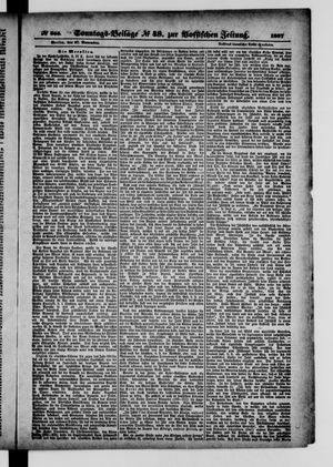 Königlich privilegirte Berlinische Zeitung von Staats- und gelehrten Sachen vom 27.11.1887