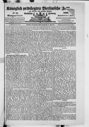 Königlich privilegirte Berlinische Zeitung von Staats- und gelehrten Sachen vom 07.01.1888