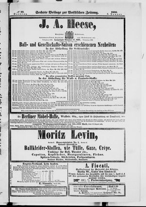Königlich privilegirte Berlinische Zeitung von Staats- und gelehrten Sachen vom 08.01.1888