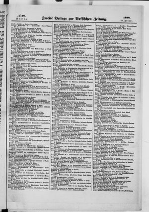Königlich privilegirte Berlinische Zeitung von Staats- und gelehrten Sachen vom 23.01.1888