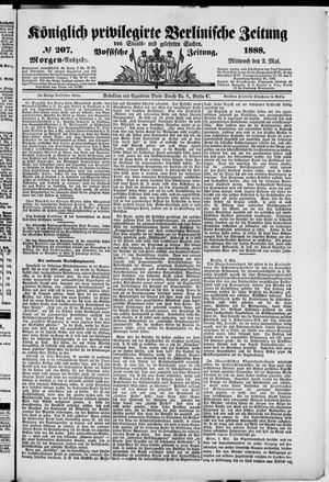 Königlich privilegirte Berlinische Zeitung von Staats- und gelehrten Sachen vom 02.05.1888