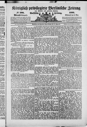 Königlich privilegirte Berlinische Zeitung von Staats- und gelehrten Sachen vom 02.05.1888