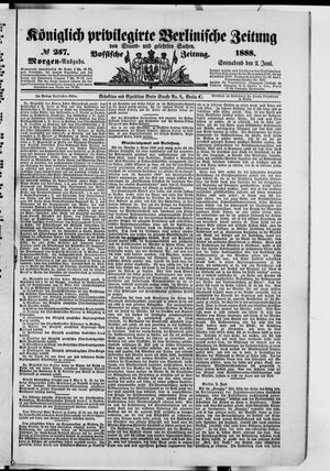 Königlich privilegirte Berlinische Zeitung von Staats- und gelehrten Sachen vom 02.06.1888