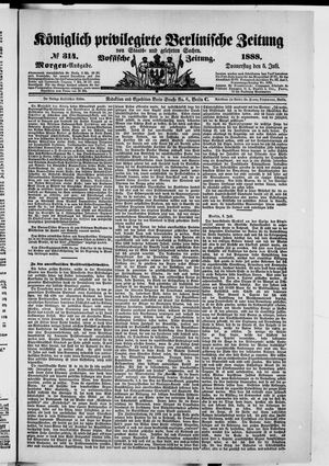 Königlich privilegirte Berlinische Zeitung von Staats- und gelehrten Sachen vom 05.07.1888