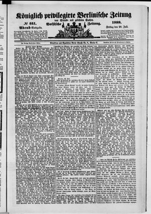 Königlich privilegirte Berlinische Zeitung von Staats- und gelehrten Sachen vom 20.07.1888