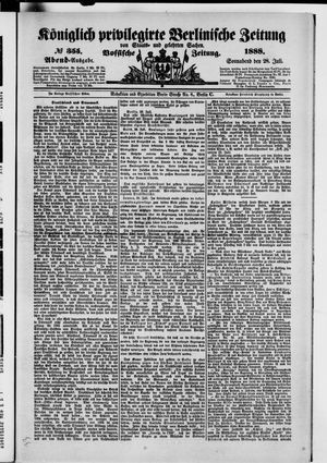 Königlich privilegirte Berlinische Zeitung von Staats- und gelehrten Sachen vom 28.07.1888