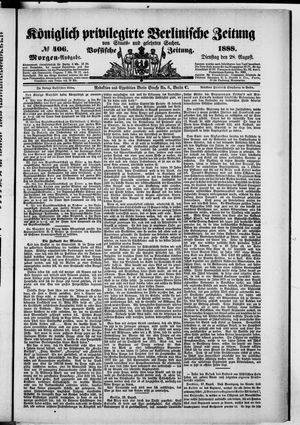 Königlich privilegirte Berlinische Zeitung von Staats- und gelehrten Sachen vom 28.08.1888