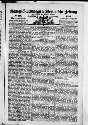 Königlich privilegirte Berlinische Zeitung von Staats- und gelehrten Sachen vom 02.09.1888