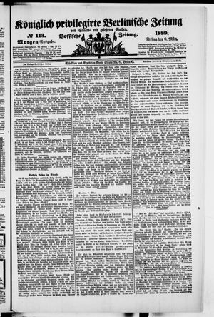Königlich privilegirte Berlinische Zeitung von Staats- und gelehrten Sachen on Mar 8, 1889