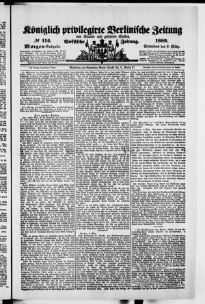 Königlich privilegirte Berlinische Zeitung von Staats- und gelehrten Sachen on Mar 9, 1889