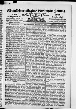 Königlich privilegirte Berlinische Zeitung von Staats- und gelehrten Sachen on Apr 5, 1889
