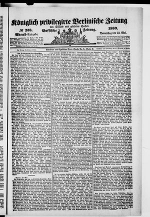 Königlich privilegirte Berlinische Zeitung von Staats- und gelehrten Sachen on May 23, 1889