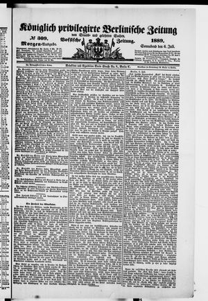 Königlich privilegirte Berlinische Zeitung von Staats- und gelehrten Sachen vom 06.07.1889