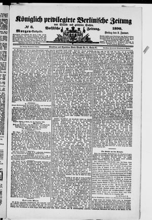 Königlich privilegirte Berlinische Zeitung von Staats- und gelehrten Sachen vom 03.01.1890