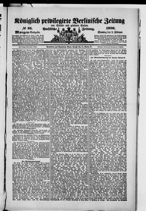 Königlich privilegirte Berlinische Zeitung von Staats- und gelehrten Sachen on Feb 2, 1890