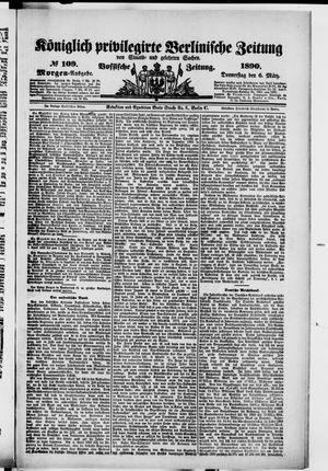 Königlich privilegirte Berlinische Zeitung von Staats- und gelehrten Sachen on Mar 6, 1890