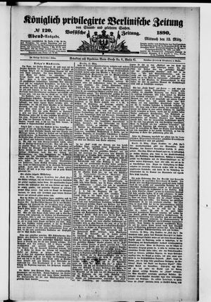 Königlich privilegirte Berlinische Zeitung von Staats- und gelehrten Sachen on Mar 12, 1890