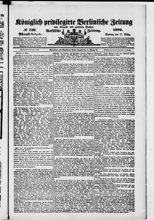 Königlich privilegirte Berlinische Zeitung von Staats- und gelehrten Sachen on Mar 17, 1890