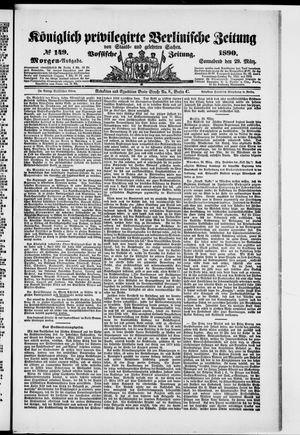 Königlich privilegirte Berlinische Zeitung von Staats- und gelehrten Sachen on Mar 29, 1890