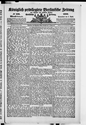Königlich privilegirte Berlinische Zeitung von Staats- und gelehrten Sachen on Apr 5, 1890