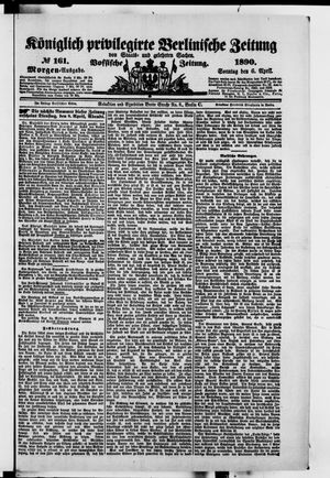 Königlich privilegirte Berlinische Zeitung von Staats- und gelehrten Sachen on Apr 6, 1890