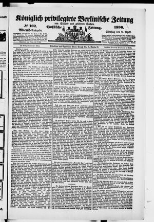Königlich privilegirte Berlinische Zeitung von Staats- und gelehrten Sachen vom 08.04.1890