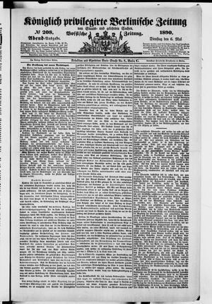 Königlich privilegirte Berlinische Zeitung von Staats- und gelehrten Sachen vom 06.05.1890