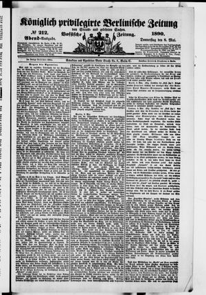Königlich privilegirte Berlinische Zeitung von Staats- und gelehrten Sachen on May 8, 1890