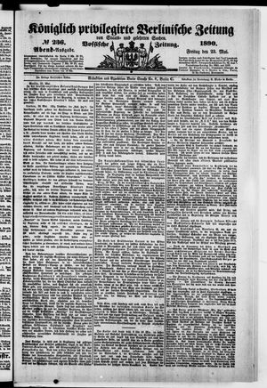 Königlich privilegirte Berlinische Zeitung von Staats- und gelehrten Sachen vom 23.05.1890