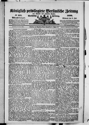Königlich privilegirte Berlinische Zeitung von Staats- und gelehrten Sachen on Jul 9, 1890