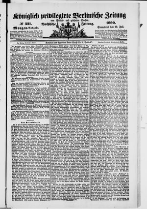 Königlich privilegirte Berlinische Zeitung von Staats- und gelehrten Sachen on Jul 19, 1890