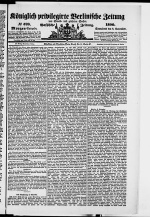 Königlich privilegirte Berlinische Zeitung von Staats- und gelehrten Sachen on Nov 8, 1890