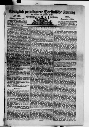 Königlich privilegirte Berlinische Zeitung von Staats- und gelehrten Sachen vom 01.03.1891