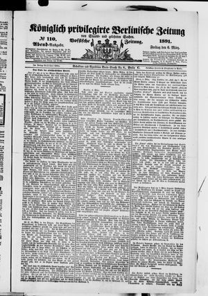 Königlich privilegirte Berlinische Zeitung von Staats- und gelehrten Sachen vom 06.03.1891