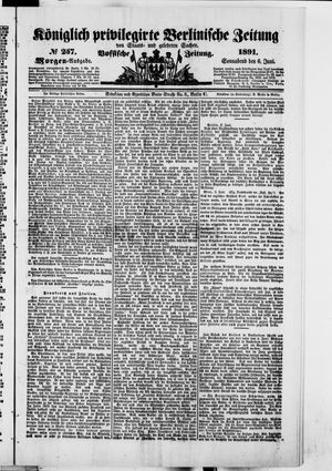 Königlich privilegirte Berlinische Zeitung von Staats- und gelehrten Sachen vom 06.06.1891