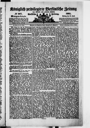 Königlich privilegirte Berlinische Zeitung von Staats- und gelehrten Sachen on Jun 12, 1891