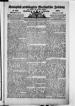 Königlich privilegirte Berlinische Zeitung von Staats- und gelehrten Sachen on Jun 12, 1891