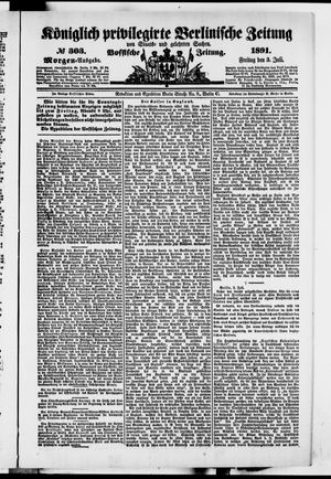 Königlich privilegirte Berlinische Zeitung von Staats- und gelehrten Sachen vom 03.07.1891